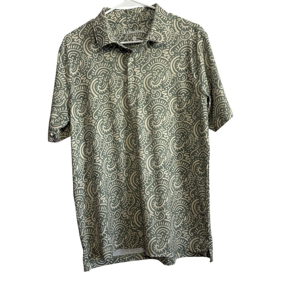 Chubbies Men's Screen Saver Performance Polo Shirt Size Medium